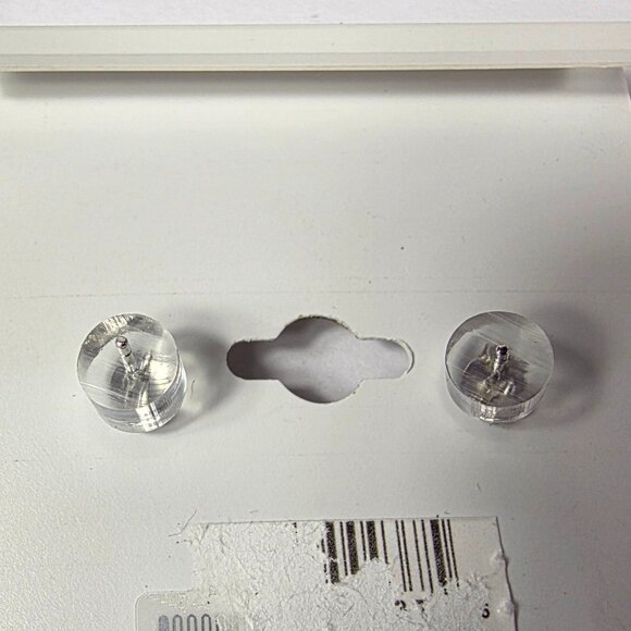 Giana Bernini CZ and Sterling Silver Stud Earrings - Picture 2 of 9